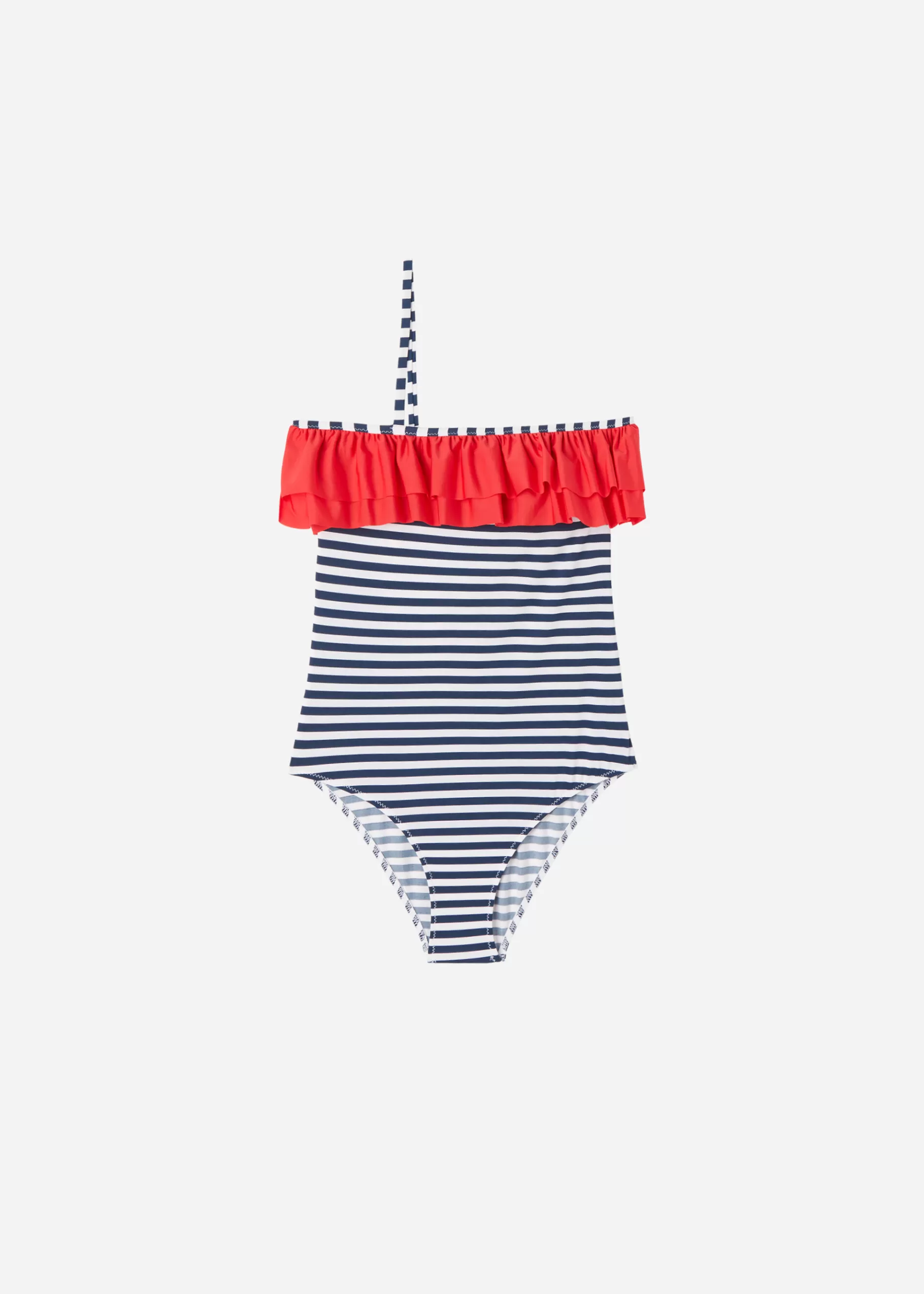 Outlet Costume Intero Bambina Sailor Stripes Costumi E Bikini