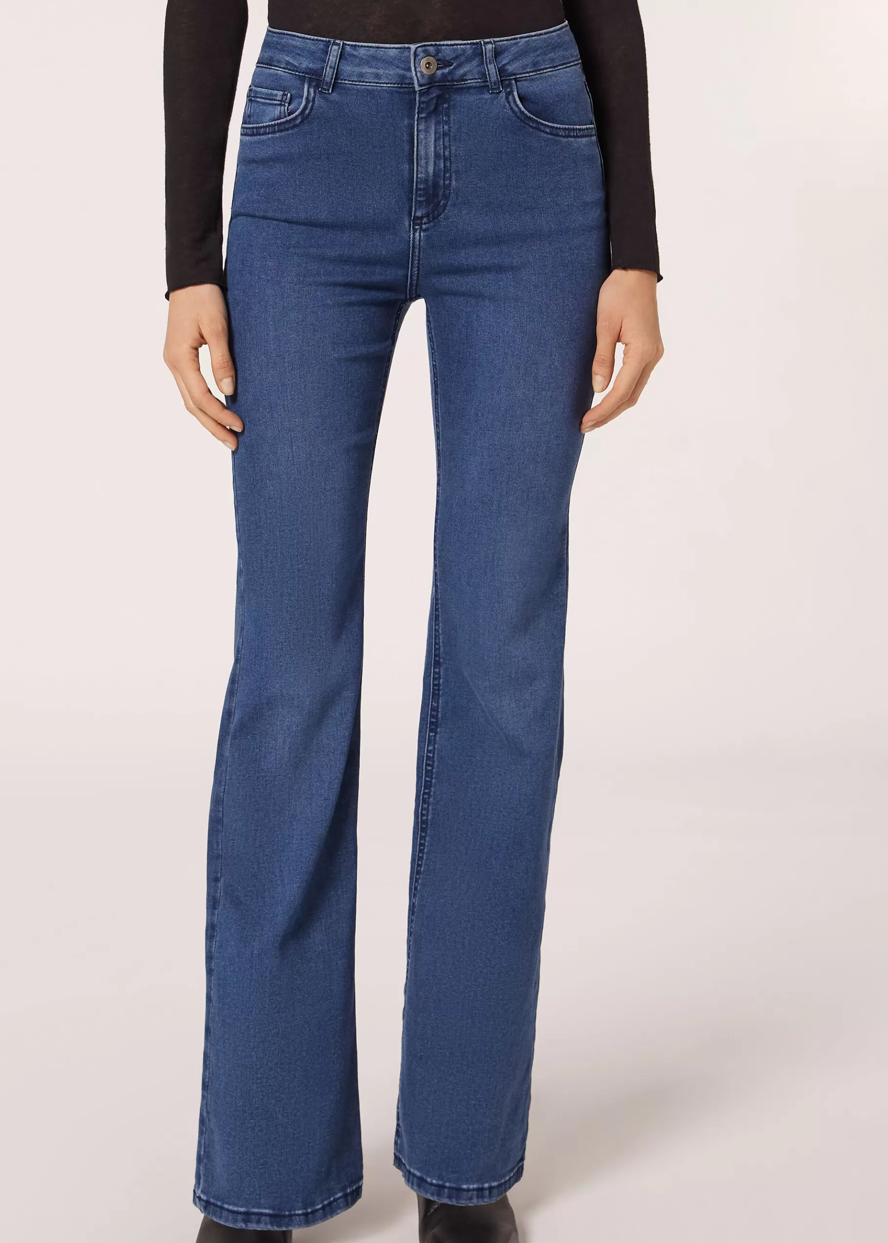 Outlet Jeans Flare Donna Jeans | Pantaloni