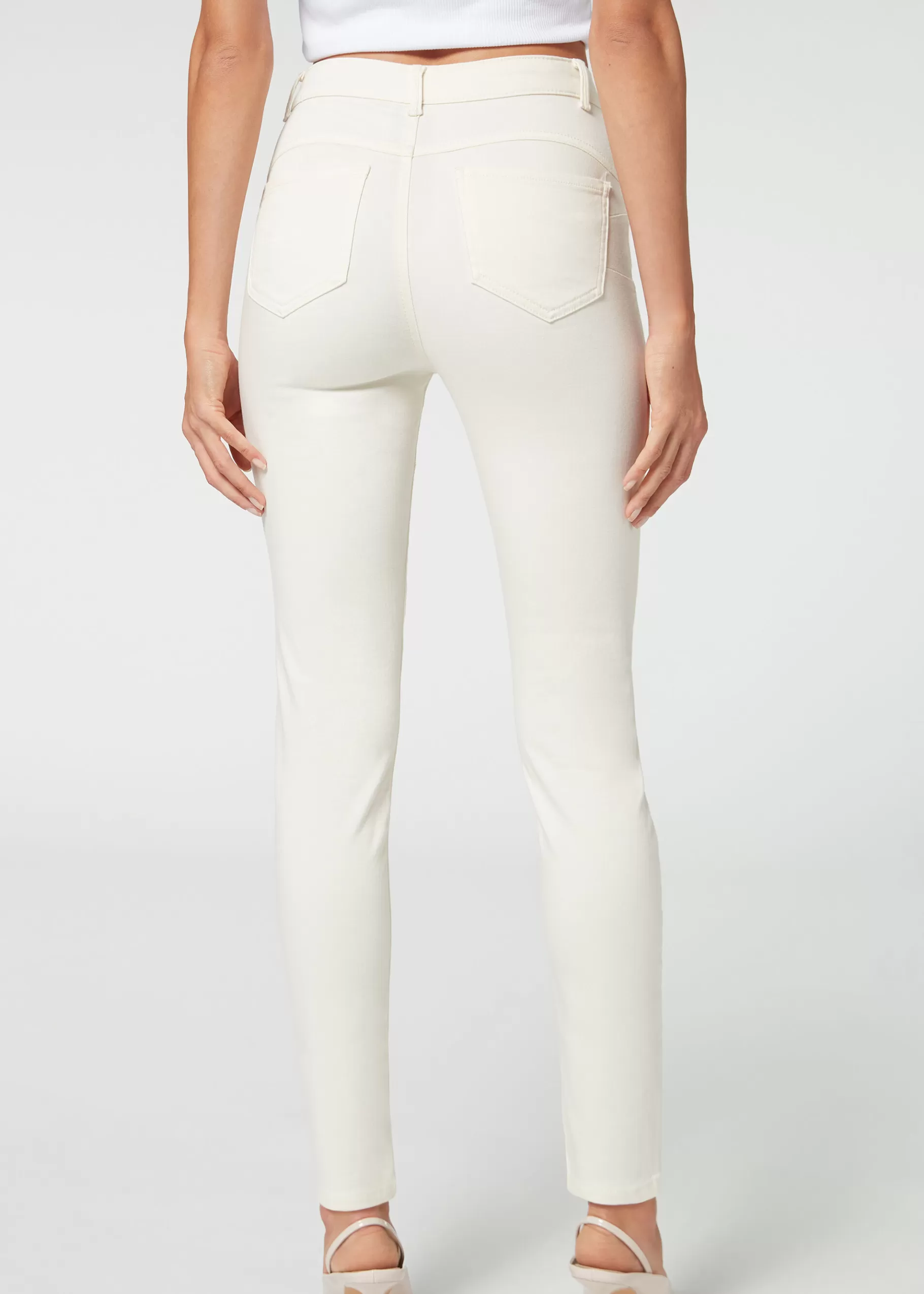 New Jeans Push Up Skinny A Vita Alta Soft Touch Donna Jeans