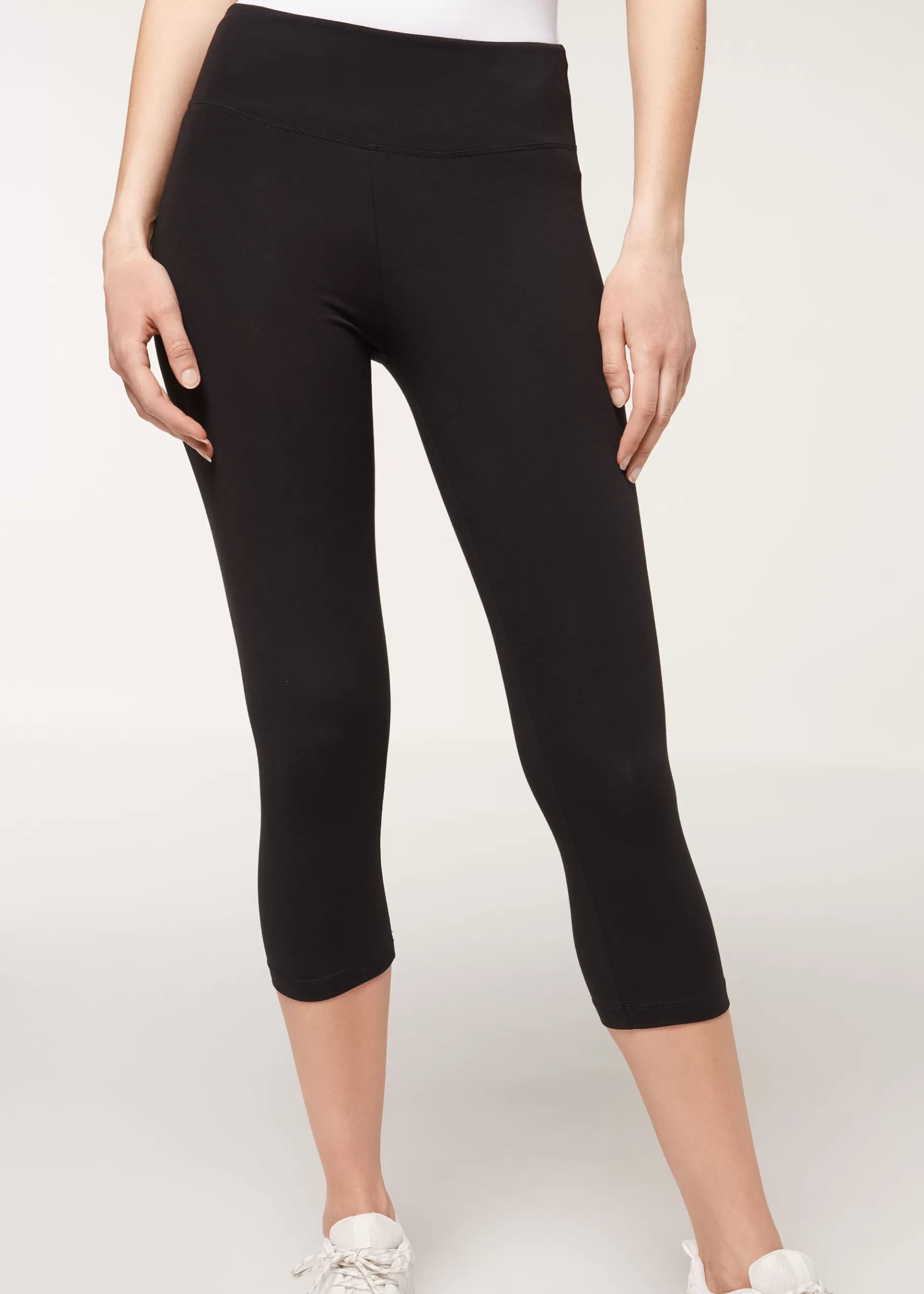 New Leggings Capri In Cotone Supima Donna Leggings Leggings | Leggings