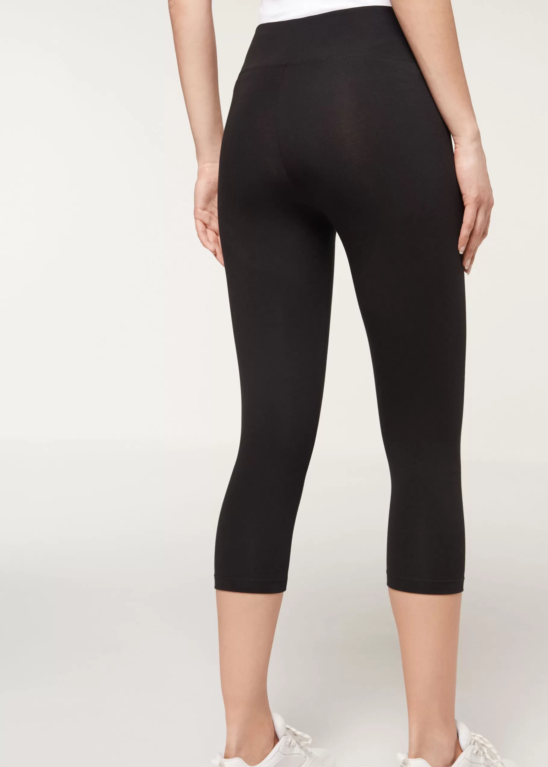 New Leggings Capri In Cotone Supima Donna Leggings Leggings | Leggings