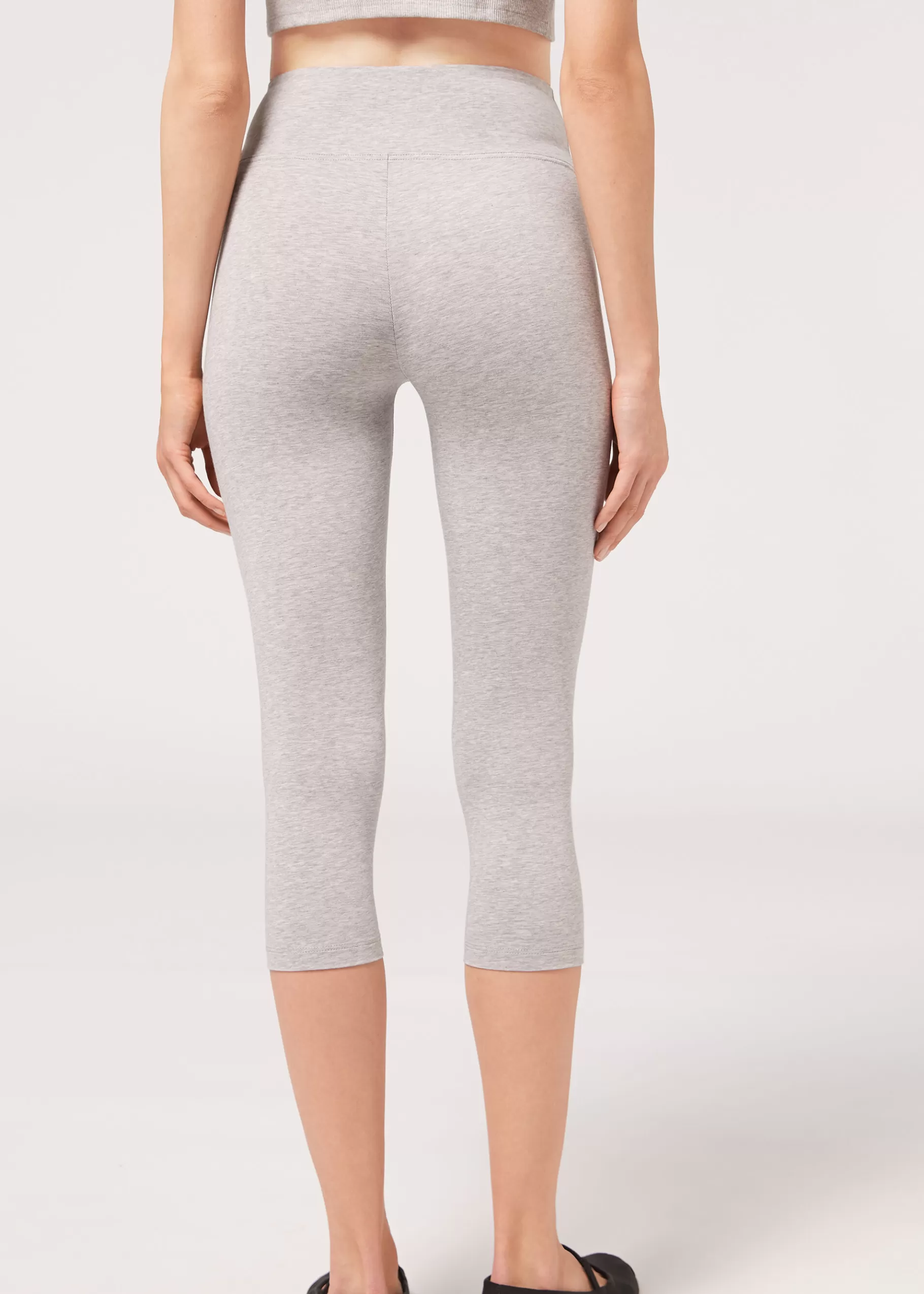 Outlet Leggings Capri In Cotone Supima Donna Leggings Leggings | Leggings