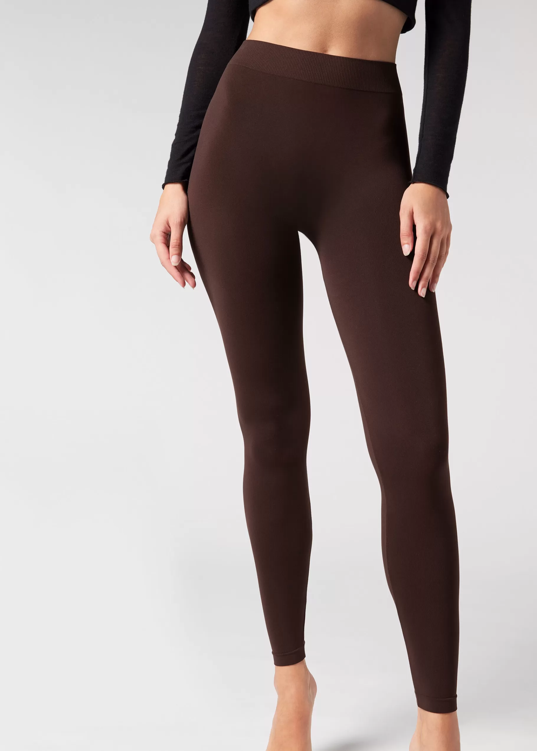 Shop Leggings In Microfibra Comfort Ultra Coprenti Donna Leggings | Leggings Leggings