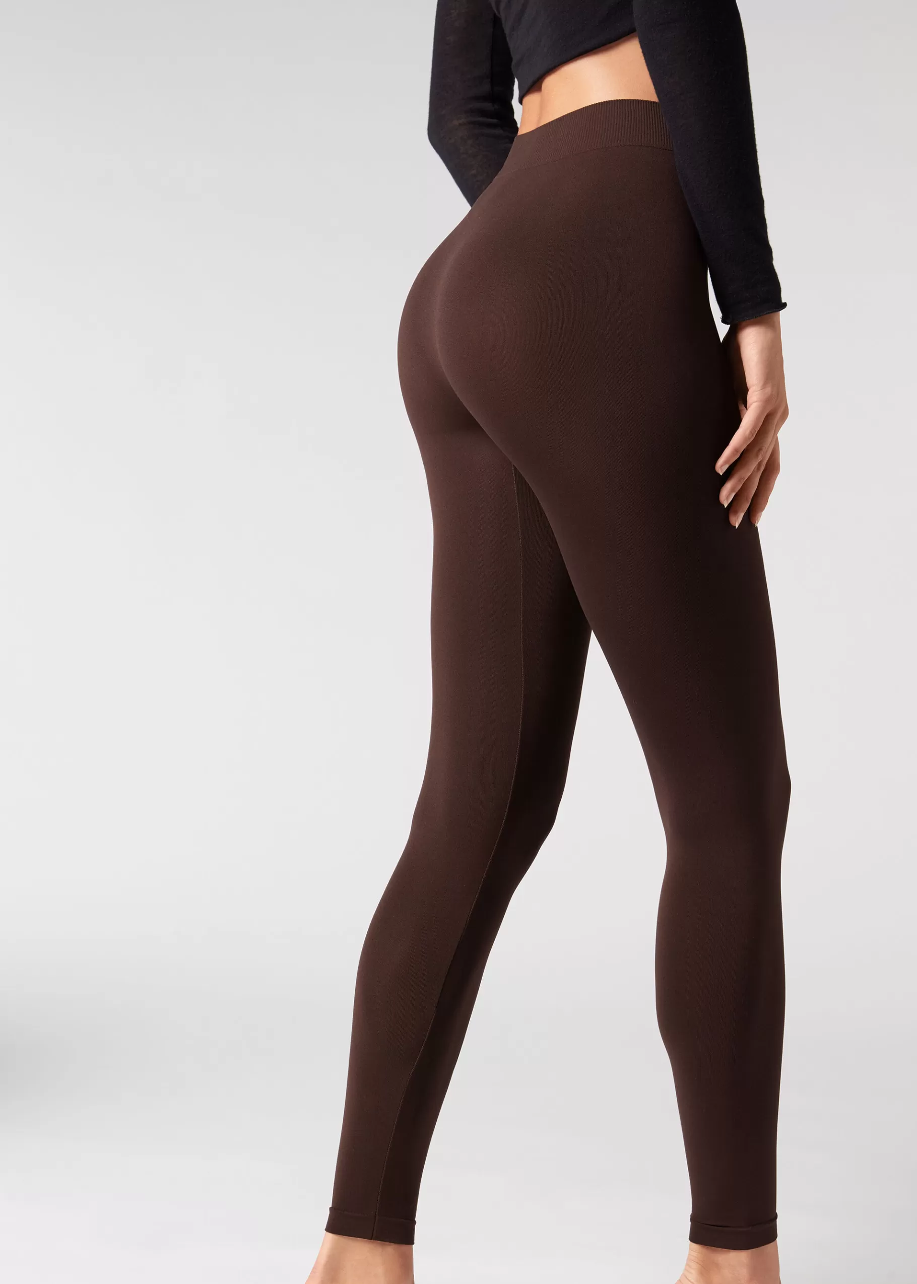 Shop Leggings In Microfibra Comfort Ultra Coprenti Donna Leggings | Leggings Leggings