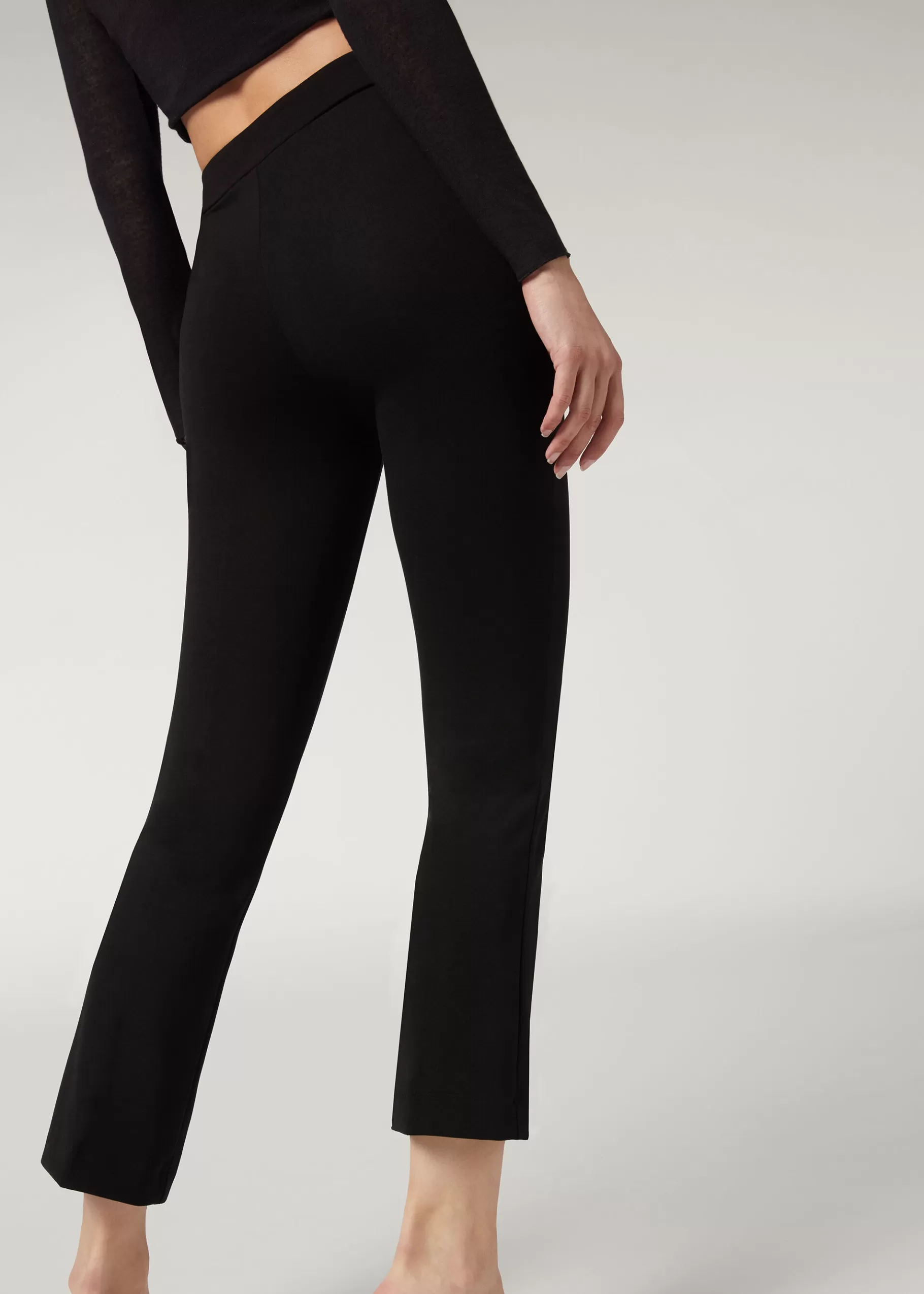 Cheap Leggings Mini Flare Donna Pantaloni