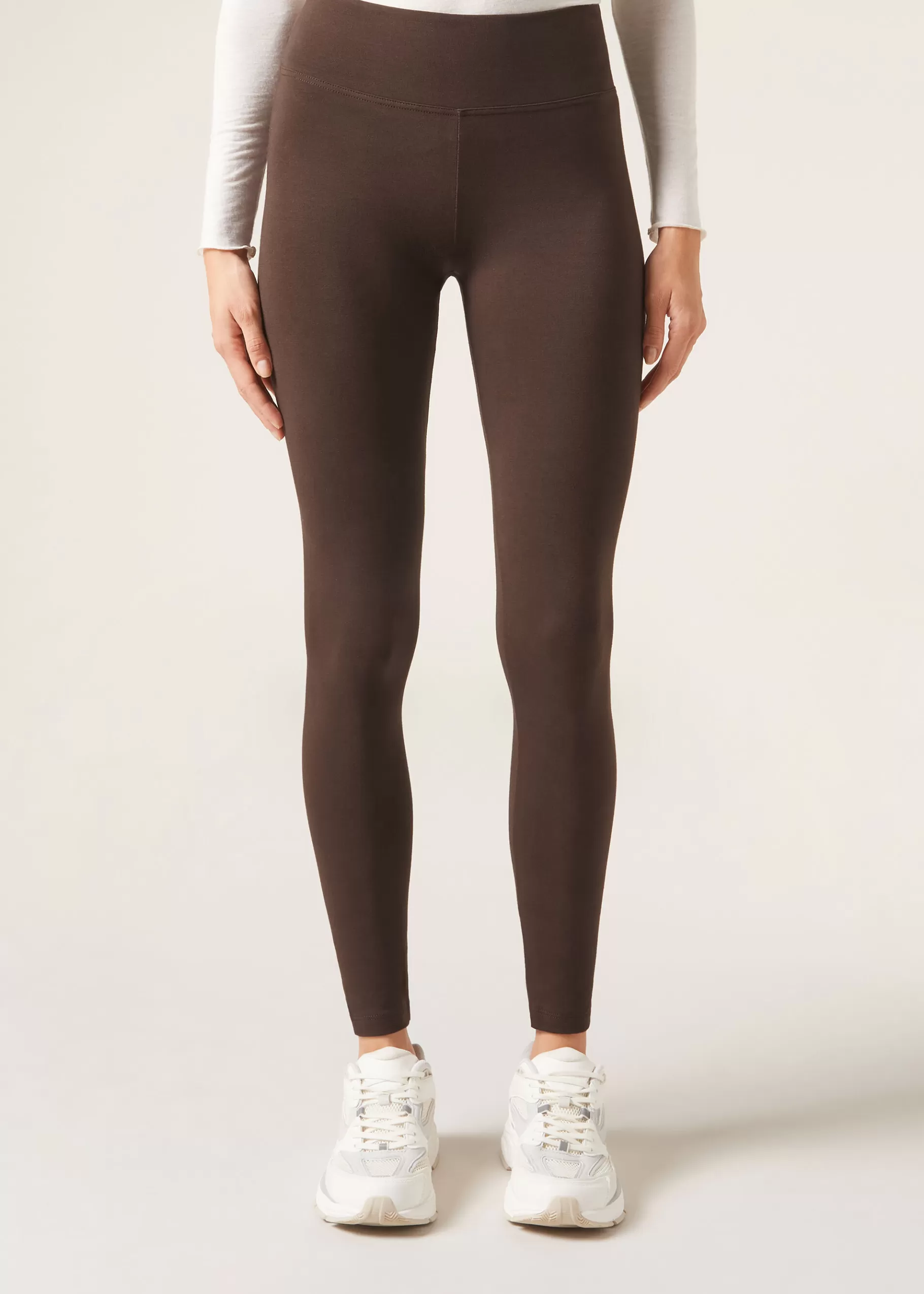 Discount Leggings Sportivi In Cotone Donna Leggings