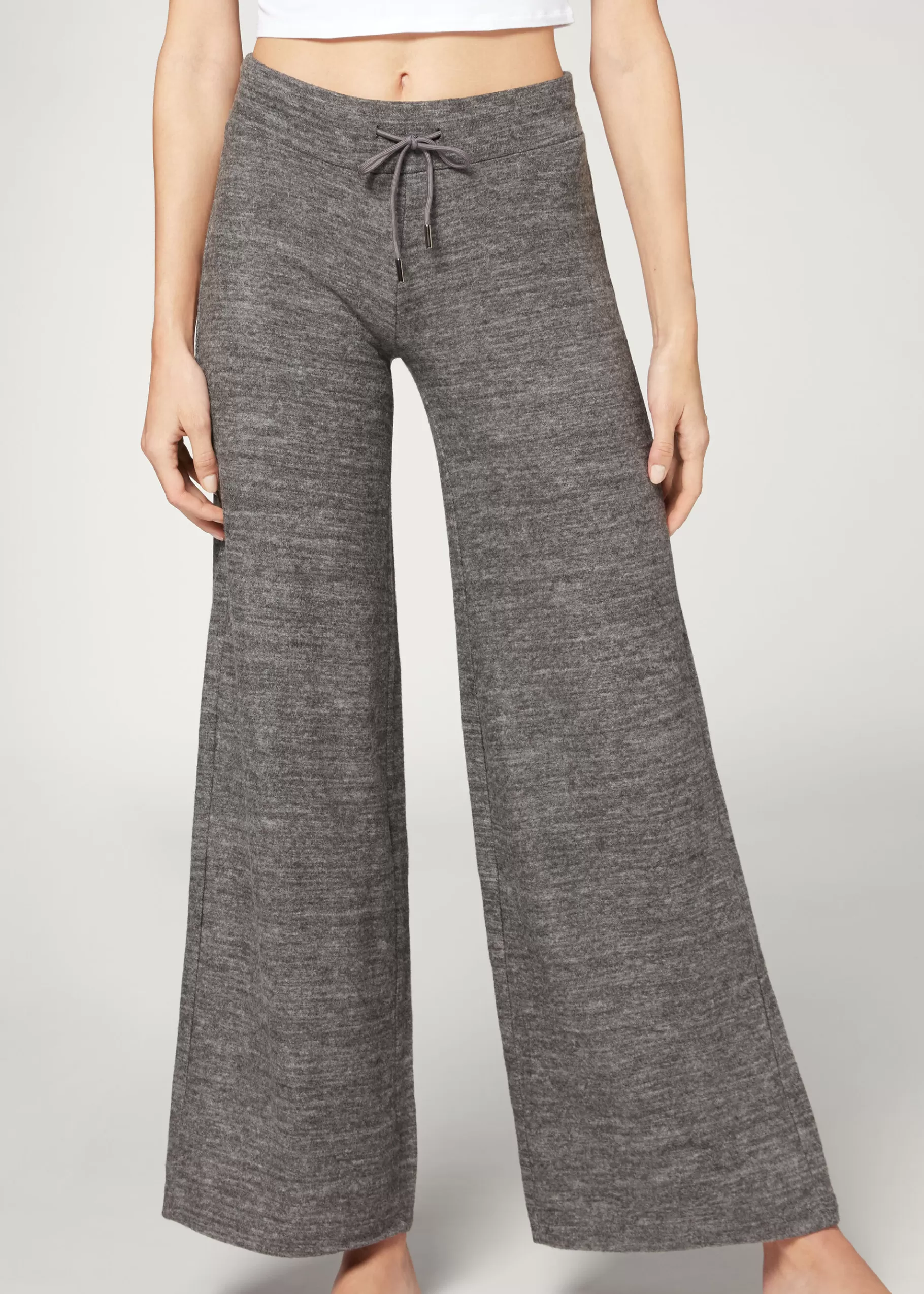 Discount Pantaloni A Palazzo Cashmere Donna Pantaloni