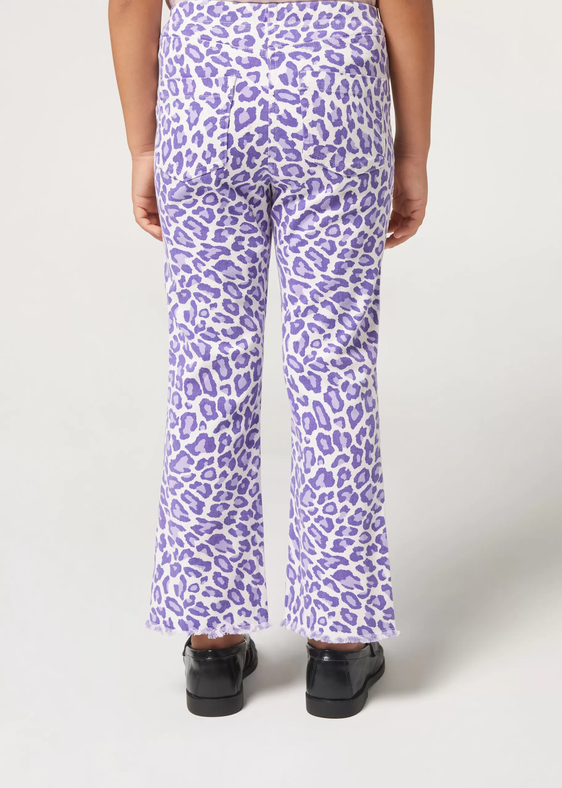 New Pantaloni A Zampa Cropped Bambina Leggings