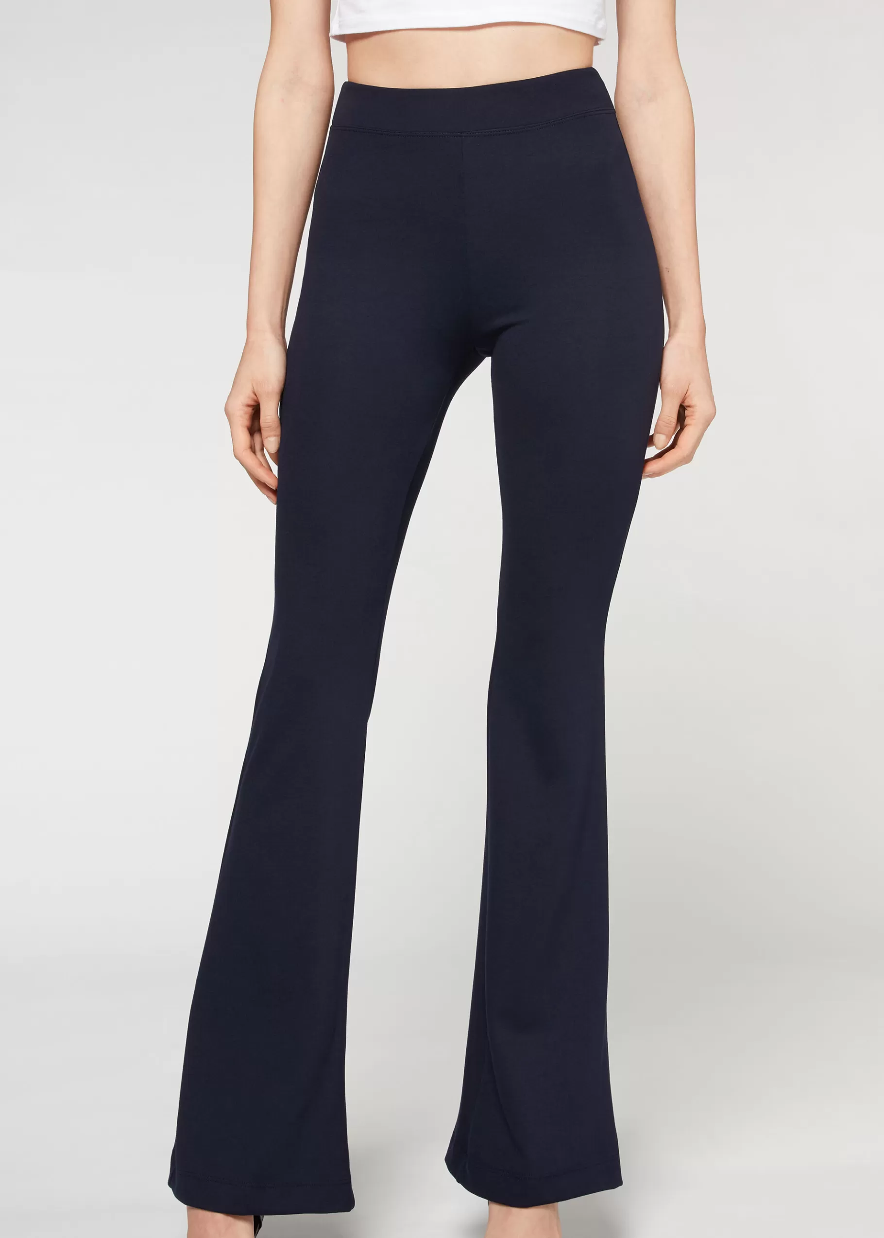 Discount Pantaloni Flare Donna Leggings Leggings | Pantaloni