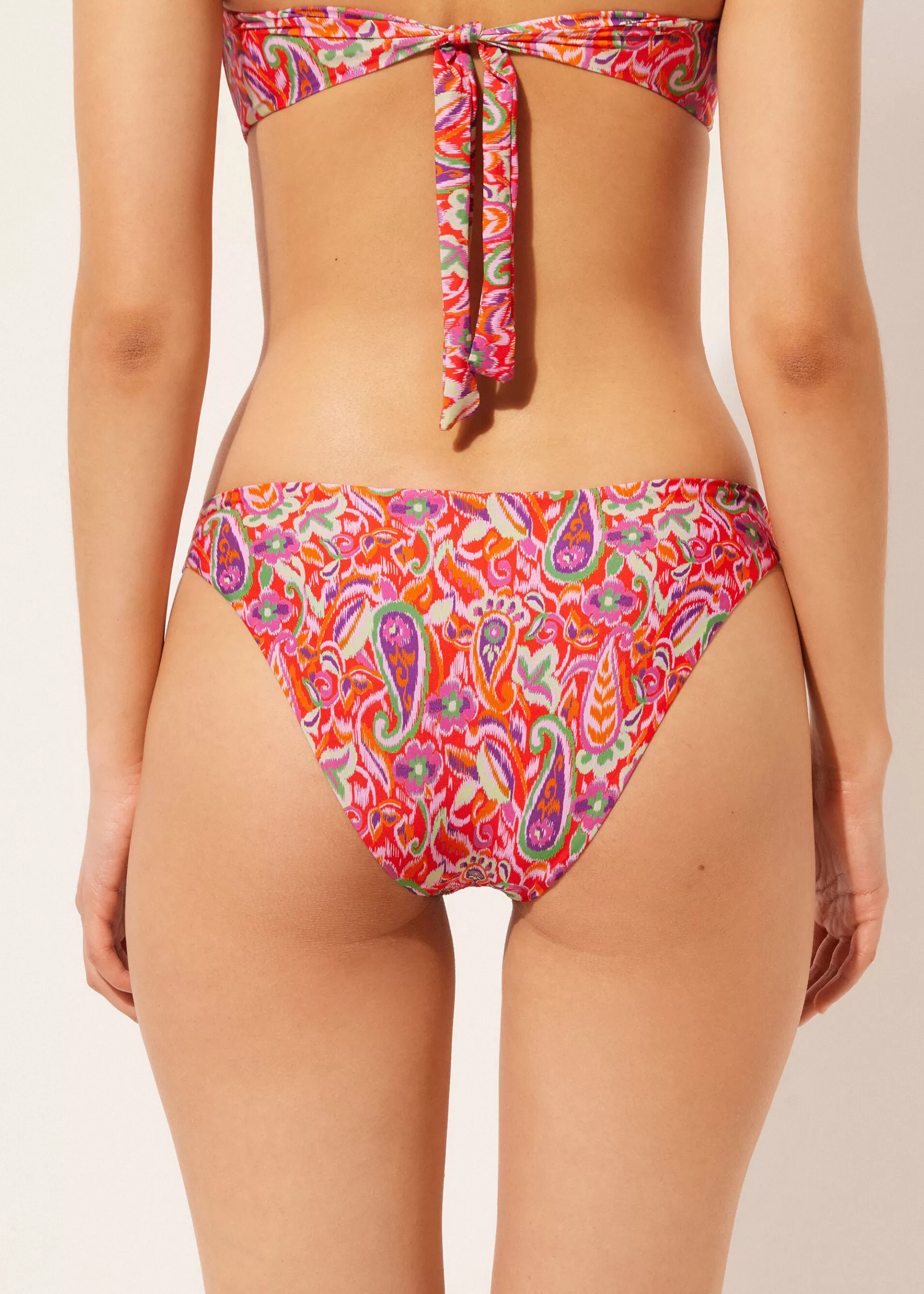 Best Slip Costume Vibrant Paisley Donna Slip Bikini